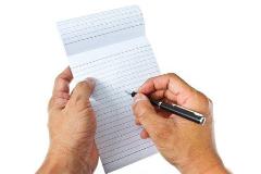 Redaktionelle Dienstleistungen: Erstellung von Notizen